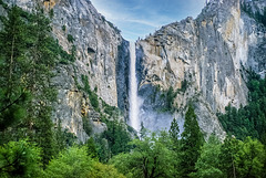 Yosemite - Bridalveil Fall - 1986