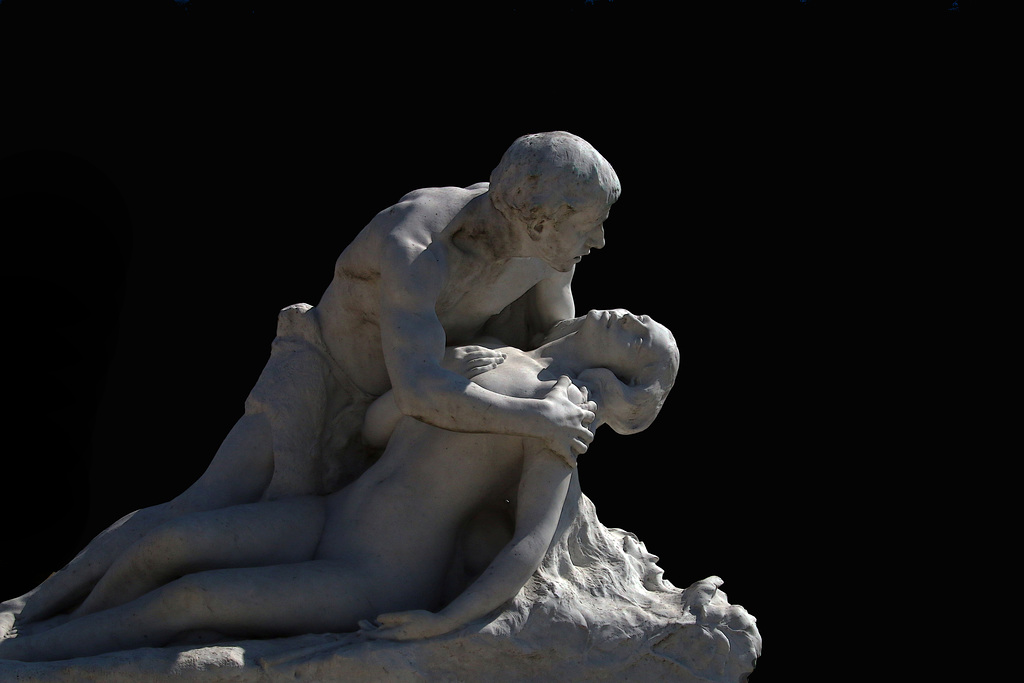 La Mort de Procris - Marbre de Jean Escoula