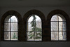 Bulgaria, Rila Monastery, Looking through the Windows while Snowing