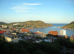 St. John's Harbour with Signal Hill beyond, Newfoundland, Canada