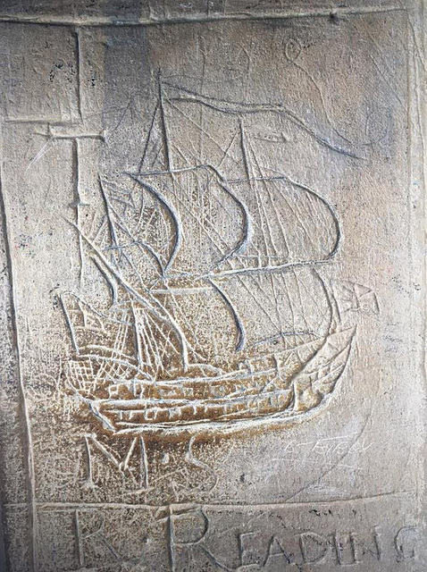 Ship graffiti - Lincoln (Lincolnshire)