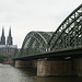 Hohenzollernbrucke And Cathedral