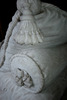 Detail of marble memorial to Harriet Robertson, Saint Peter's Church, Widmerpool, Nottinghamshire
