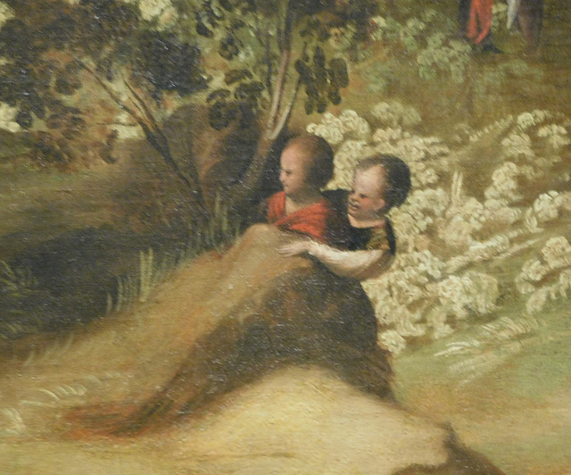 Detail of The Three Ages of Humans by Dosso Dossi in the Metropolitan Museum of Art, January 2020