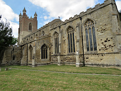 cottenham church, cambs  (17) c15 with c17 tower of 1617-19