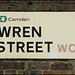 Wren Street sign