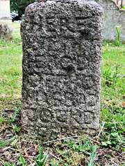 cottenham church, cambs  (18) c17 gravestone