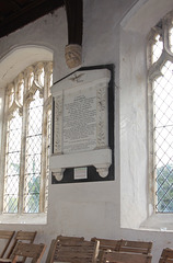 Monument To Elizabeth Weyland, Woodrising Church, Norfolk