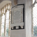 Monument To Elizabeth Weyland, Woodrising Church, Norfolk