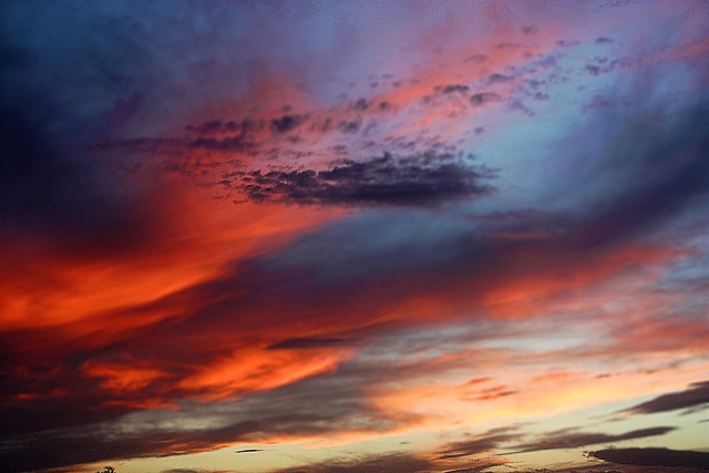 Le ciel en fête aussi.