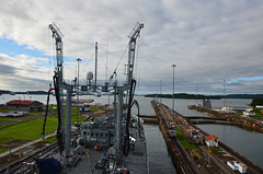 RFA GOLD ROVER in the Panama Canal