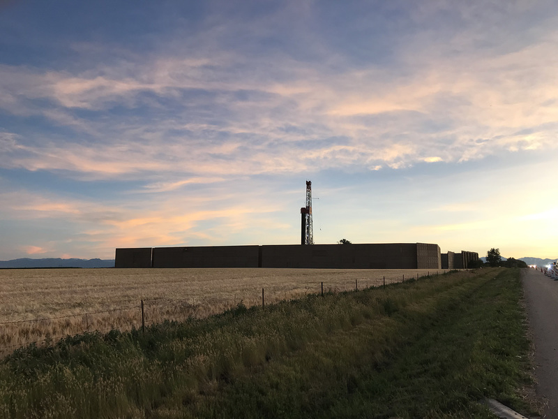 Fracking site, Weld County