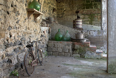 Bike and bottles, Villa Fiorentino