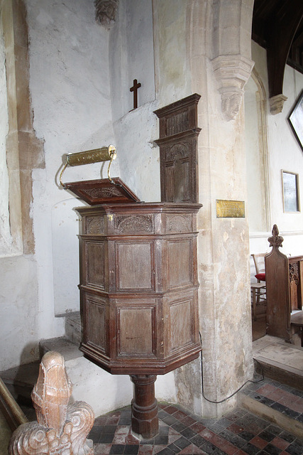 Pulpit, St Nicholas, Woodrising, Norfolk