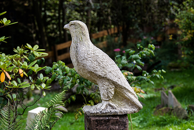 20140928 5571VRAw [D~SHG] Adler, Skulptur, Paschenburg/Pagenburg, Rinteln, Schaumburg