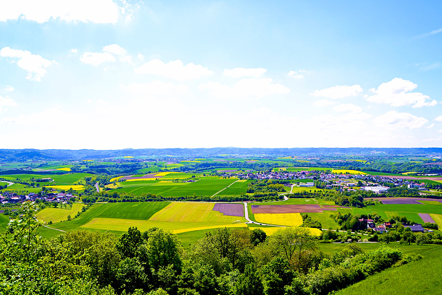 Aussicht von Einkorn in Schwäbisch Hall