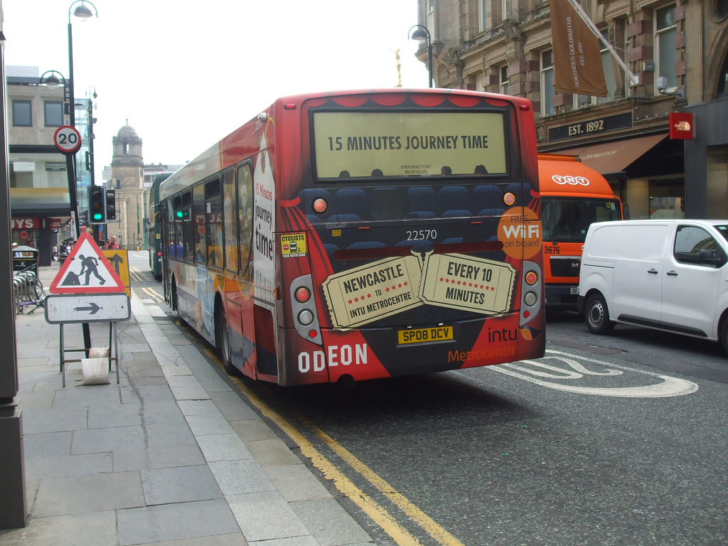 DSCF2779 Stagecoach (Busways) 22570 (SP08 DCV) in Newcastle - 2 Jun 2018