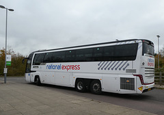 Ambassador Travel (National Express contractor) 304 (BV72 XFA) at Trumpington - 14 Nov 2024 (P1200295)