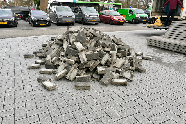 Pile of bricks