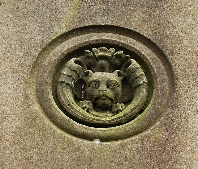 Detail of Gate Pier, Hornby Castle, Lancashire