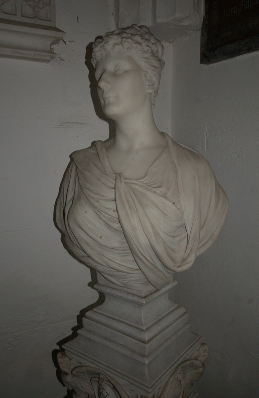 Bust of Harriet Robertson, Saint Peter's Church, Widmerpool, Nottinghamshire