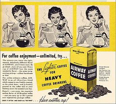 Airway Coffee Ad, 1954