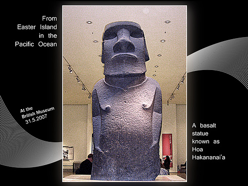 British Museum Easter Island statue 31 5 2007