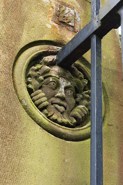 Detail of Gate Pier, Hornby Castle, Lancashire