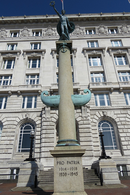 WWI memorial, pierhead, liverpool