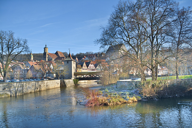 Kocherfluß in Schwäbisch Hall