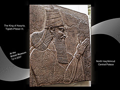 British Museum Tiglath Pileser III Assyrian King 12 4 2007