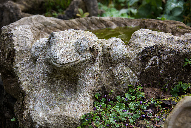 20140928 5575VRAw [D~SHG] Frossch, Skulptur, Paschenburg/Pagenburg, Rinteln, Schaumburg