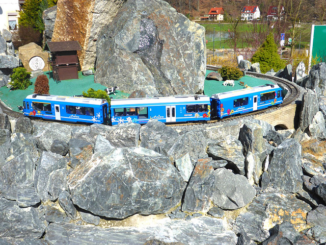 Eisenbahnwelten im Kurort Rathen/Sachsen - 2.4.2016