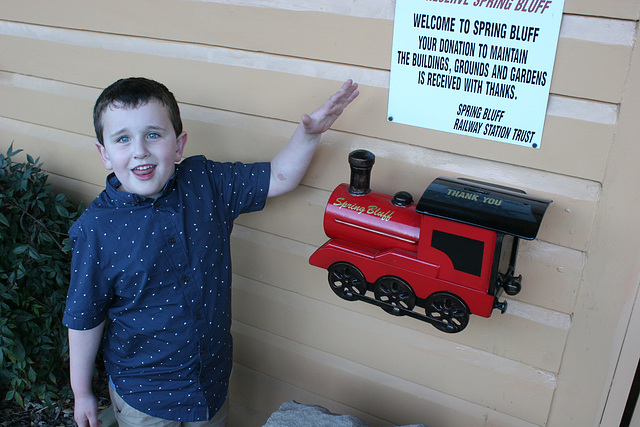 A Boy who Loves Trains