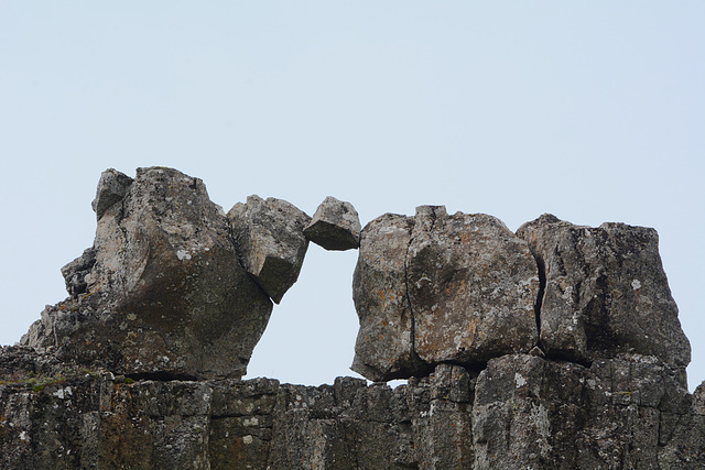 Iceland, Thingvellir National Park, The Top of the Wall