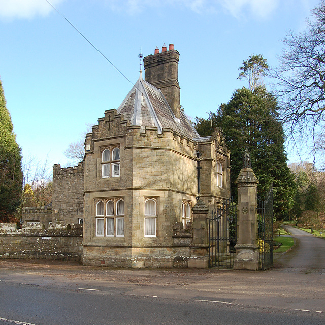 Lodge to Hornby Castle, Hornby, Lancashire