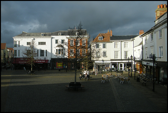 storm clouds over Abingdon