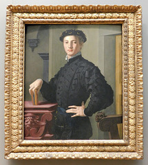 Portrait of a Young Man by Bronzino in the Metropolitan Museum of Art, February 2019