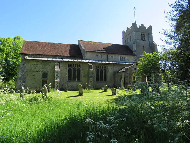 ashdon church, essex , c14 c15