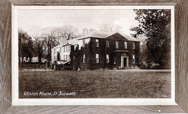 Elliston House, Newton St Boswells, Borders, Scotland (Demolished c1956)