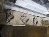 exeter cathedral, devon, c13 probable original  front of bishop marshall's chest tomb +1206