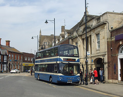 DSCF3310 Delaine Buses AD64 DBL in Bourne - 6 May 2016