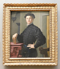 Portrait of a Young Man by Bronzino in the Metropolitan Museum of Art, February 2019