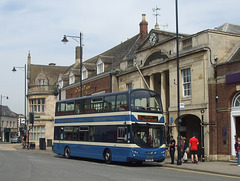 DSCF3309 Delaine Buses AD64 DBL in Bourne - 6 May 2016