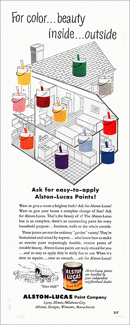 Alston Paint Ad, 1948