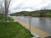 River Sor and riverside park.