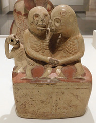 Moche Bottle with a Skeletal Family in the Metropolitan Museum of Art, January 2026