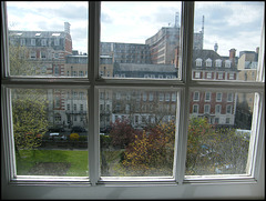 a window on Queen Square