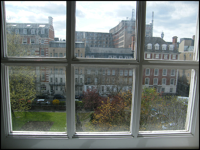 a window on Queen Square