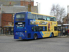 First Eastern Counties 33817 (YX63 LKF) in Lowestoft - 29 Mar 2022 (P1110275)